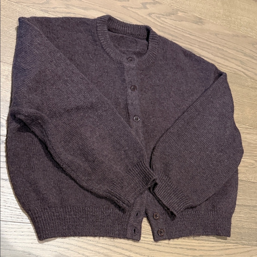 Daily drills brown cardigan